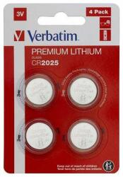 Verbatim Gombelem, CR2025, 4 db, VERBATIM "Premium (49532) - pepita