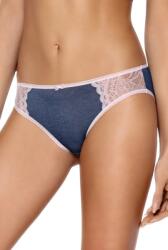 VENA lingerie Chilot tanga dama din dantela si tricot imitatie denim