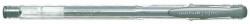 uni UM-100 zselés toll, 0.4mm, kupakos, ezüst (TU1000561)