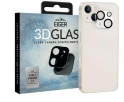 Eiger Folie Protectie Sticla Camera 3D Glass Eiger EGSP00778 pentru Apple iPhone 13 / 13 Pro (Transparent/Negru) (EGSP00778)