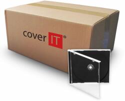 COVER IT 10mm-es CD/DVD tartó+ tálca - 200 db-os kartondoboz (27001)