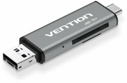 Vention USB2.0 Multi-function Card Reader Gray (CCJH0)