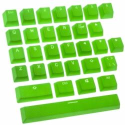 Ducky Rubber Keycap Set, 31 billentyű, Double-Shot Backlight - zöld (DKSA31-USRDGNNO1)