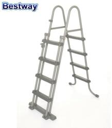 Bestway Стълба за басейни с височина до 122 см, 163х118см, Bestway 58331 (58331)