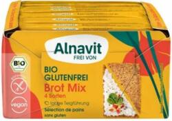 Alnavit Cutie cu 4 tipuri de paine fara gluten, bio, 500g Alnavit