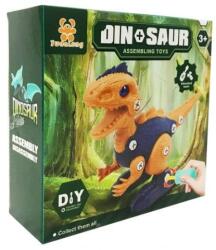 Magic Toys DIY Velociraptor csavarozható dinoszaurusz figura (MKO544898) - jatekshop