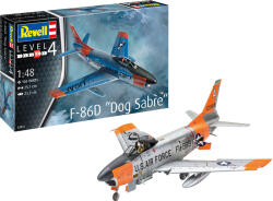 Revell F-86D Dog Sabre 1: 48 makett repülő (03832) (03832) - jatekmakettcentrum