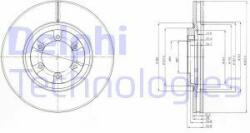 DELPHI Disc frana DELPHI BG4133 (BG4133) - automobilus