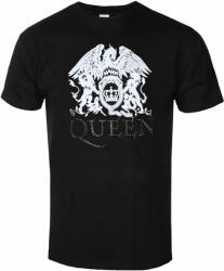 ROCK OFF Tricou pentru bărbați Queen - Crest Diamante logo - NEGRU - ROCK OFF - QUTS19MB-A