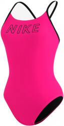 Nike logo cutout one piece pink prime 38 Costum de baie dama