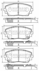 NIPPARTS set placute frana, frana disc NIPPARTS N3600332 - automobilus