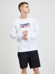 Tommy Hilfiger Férfi Tommy Jeans Melegítőfelsők XL Fehér