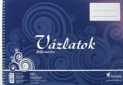Victoria Cool vázlatfüzet B4, félfamentes (LPFV11/713062005)