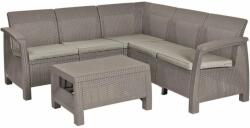 Keter Corfu Relax Set műrattan cappuccino 227845