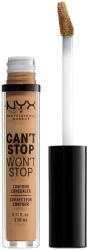 NYX Cosmetics Can't Stop Won't Stop 10.3 Neutral Buff korrektor foltok és sötét karikák ellen, 3.5 ml (800897168636)