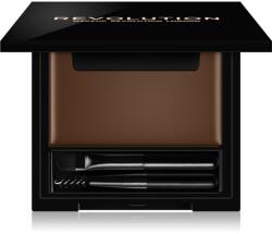 Makeup Revolution Bullet Brow ceară de fixare pentru sprâncene culoare Dark Brown 3, 6 g