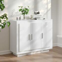 vidaXL Servantă, alb, 92x35x75 cm, lemn compozit (811835) Comoda
