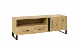 JM Furniture TV szekrény - Francis - 150 x 52 cm (craft tölgy)