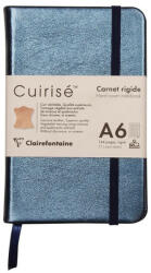 Clairefontaine Notebook cu copertă tare din piele Cuirise, A6, Clairefontaine Indigo (CAI192)