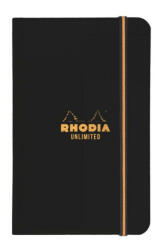 Rhodia Carnet nedatat A5+, Rhodia Unlimited Negru (CAI241)