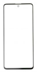 Samsung A515 Galaxy A51 üveg előlap, plexi ablak OCA ragasztóval fekete OEM