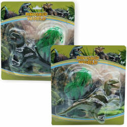 Magic Toys Dino World: T-rex vagy Raptor figura fával (MKO411770) - jatekshop