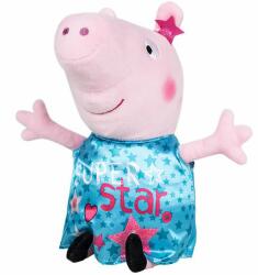 Play by Play Jucarie din plus Peppa Pig cu rochie turcoaz din satin, 17 cm (PL18947T) - ookee