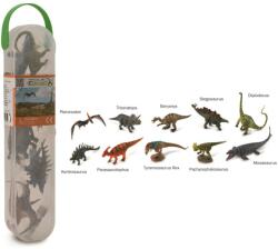 CollectA Cutie cu 10 minifigurine dinozauri set 1 (COLA1101C) - bravoshop