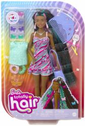 Mattel Papusa Barbie cu par lung si accesorii fluturasi, Totally Hair Hearts, HCM91 Papusa Barbie