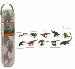 CollectA Set 10 figurine dinozauri Collecta, plastic cauciucat, cutie inclusa, 3 ani+ (COLA1101C)