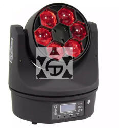  FTS LED Wash 6x15W RGBW Robotlámpa - fenytechnikashop