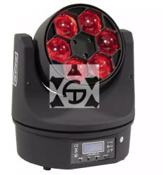  FTS LED Wash 6x15W RGBW Robotlámpa