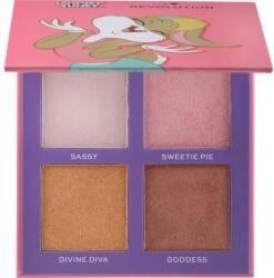 I Heart Revolution Paletă farduri de ochi, 4 culori - I Heart Revolution Looney Tunes Bunny Shadow Palette 10 g