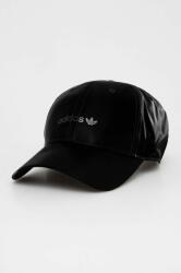 adidas Originals șapcă culoarea negru, neted 9BYY-CAU01O_99X