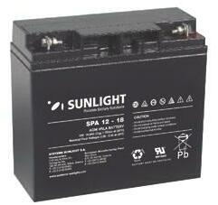Sunlight Acumulator Vrla Sunlight 12v 18 Ah Spa 12-18 (SPA 12-18)