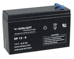 Sunlight Acumulator Vrla Sunlight 12v 6 Ah Spa 12-6 Slim (SPA 12-6)