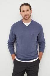 Tommy Hilfiger pulóver kasmír keverékből könnyű, férfi, - kék S - answear - 30 990 Ft