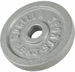 Gorilla Sports Öntöttvas teherlemez ezüst 2, 5 kg (100538-00002-0007)