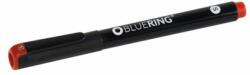 BLUERING Rostirón, tűfilc alkoholos 0, 4mm, OHP Bluering® S piros (BR895417) - best-toner