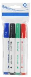 BLUERING Flipchart marker készlet, rostirón vizes kerek végű 3mm, Bluering®, 4 klf. szín (JJ20572B-4) - best-toner