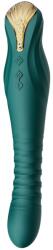 ZALO Vibrator King Thruster Bluetooth App Control Silicon Lichid Verde Vibrator
