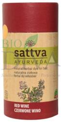SATTVA Vopsea de păr roșu vin Red Wine Sattva Ayurveda 150-g