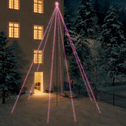 vidaXL Cascadă lumini brad Crăciun 1300 leduri colorat 8 m, int. /ext (328767)