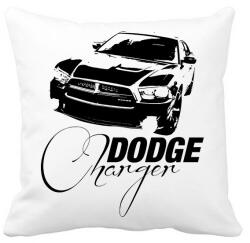 printfashion Dodge Charger - Párnahuzat, Díszpárnahuzat - Fehér (7597338)