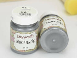 Decorolla metál dekorfesték 60ml ezüst (F1703)