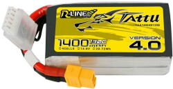 Tattu R-Line 4.0 1400mAh 14.8V 130C 4S1P XT60 Battery (033587) - vexio