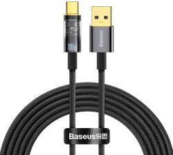 Baseus Explorer, USB to USB-C Cable, 100W, 2m Black (033793) - vexio