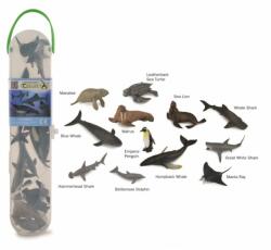 CollectA Cutie cu 12 minifigurine Animale marine Set 1 (COLA1107C) - bekid Figurina