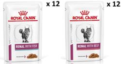 Royal Canin Renal Feline Fish 12 x 85 g + Beef 12 x 85 g