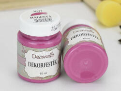 Decorolla matt dekorfesték 60ml magenta (F1013)